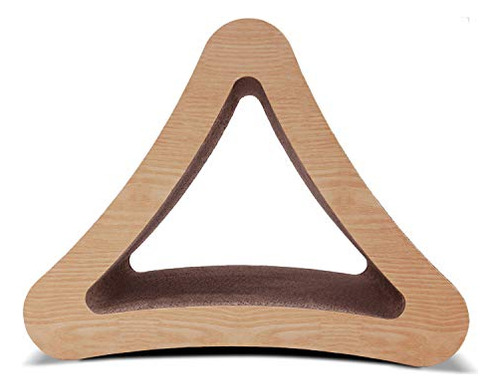 Cat Scratching Post Scratchme Triangle, Cartón De 3 Caras