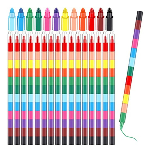 Crayola Crayones  Obangong 16 Crayones Apilables, Crayones A