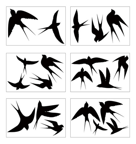 / Pegatinas De Pájaros Pegatinas De Ventana Anticolisión 6