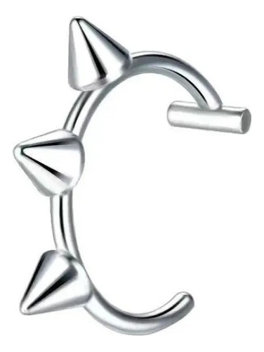4 Anillos De Labios De Acero Inoxidable Sin Piercing