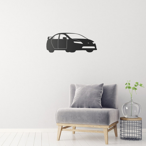 Quadro Decorativo Parede Veículos Honda Civic 02 60cm