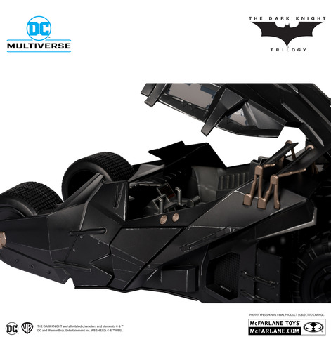 Lucius Fox & Tumbler The Dark Knight Dc Multiverse Mcfarlane