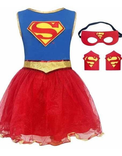 Disfraz Supergirl Superchica Adulto Mujer + Capa