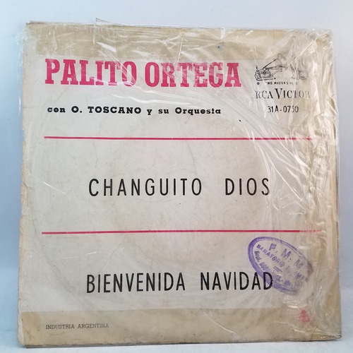Palito Ortega Changuito Dios Navidad Vinilo Simple B+ (Usado)