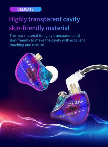 Yinyoo Kbear Storm Audífonos In-ear, Audífonos Con Cable