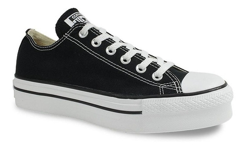 Tênis Converse Chuck Taylor All Star Platform Ox Preto Ct049