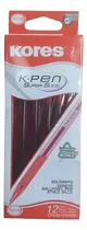 Comprar Bolígrafo Transparentes Triangulares Kores K2 - M (12 Unds)