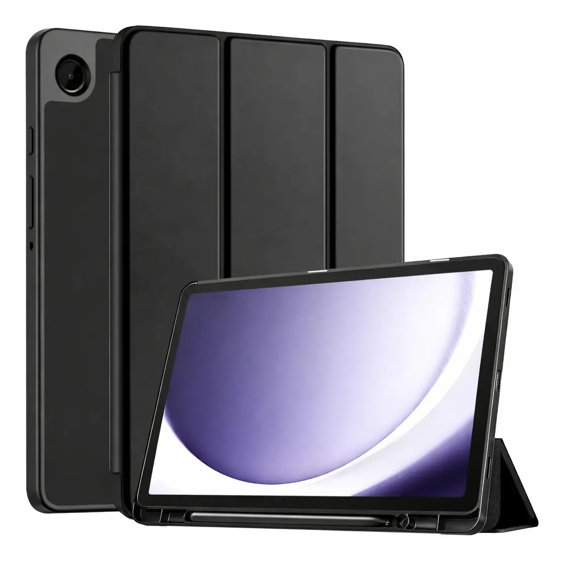 Funda Para Samsung Galaxy Tab A11 8.7 2025 / A9 8.7 2023 Magnética Cartera Smart Cover Negro
