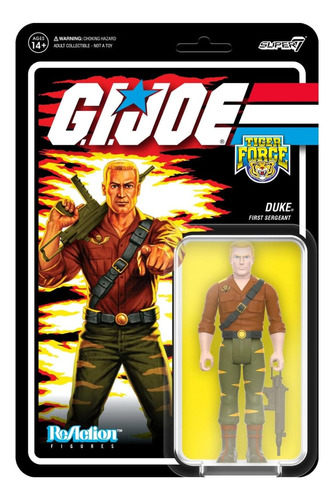 Figura G.i. Joe Reaction Figures Super 7 Tiger Force Duke