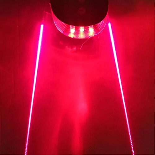 Imagen 4 de 6 de Luz Y Láser Trasero Para Bicicletas - Rojo