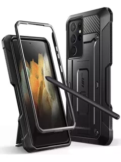 Case Supcase 360° Para Galaxy S21 Ultra Con S-pen Holder