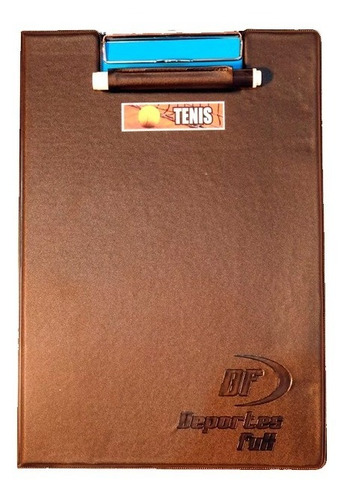 Imagen 3 de 5 de Pizarra Tenis Magnetica! Carpeta + Pizarra Doble + Fibron Df