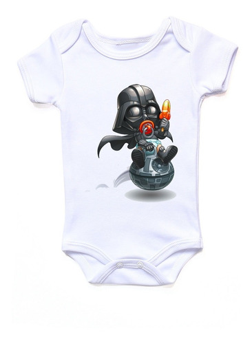 Pañalero Darth Vader Star Wars Bebe Peliculas 80s