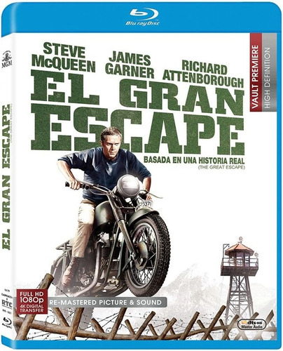 El Gran Escape | Blu Ray Steve Mcqueen Película Nuevo