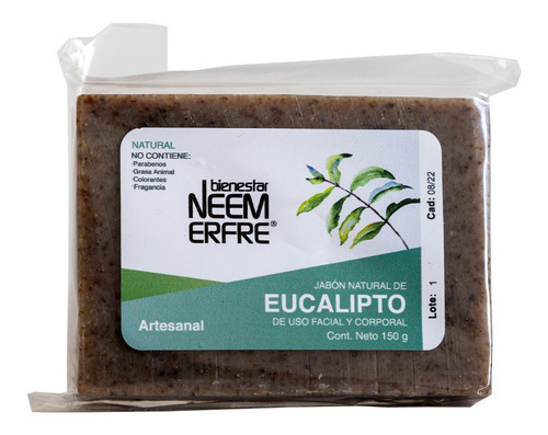 Jabon De Eucalipto Y Neem 150 Gr - Erfre