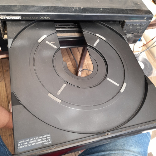 Imagem 6 de 9 de Laserdisc Pioneer Cld S260 Sem Funcionar. Liga Abre Gaveta