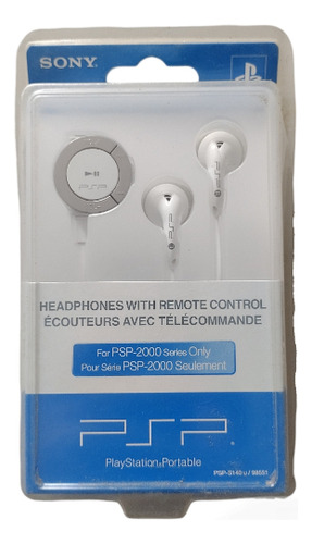 Fone De Ouvido Original Sony Headphone Psp Series 2000 3000