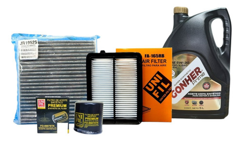 Kit Afinación Para Versa 1.6 2020-2023 5w30 Api Sp Air & A/c