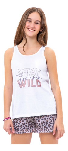 Pijama Niña De Verano Stay Wild Cocot Art 7423