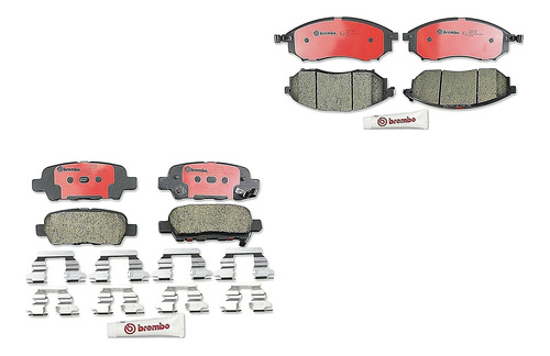 Jgo Balatas (bajos Metales) Tras+del 350z 06/08 Brembo