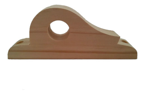 Soporte Pecho De Paloma De Madera Para Barrote De 23 Mm