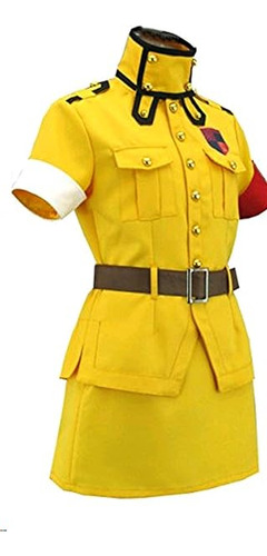 Anime Seras Amarillo Suit Dress Trajes Uniforme Cosplay Cost