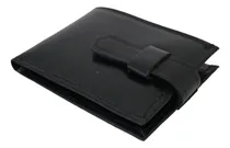 Comprar Billetera Tarjetero De Cuero Para Hombre Dólar Tarjetero Color Negro