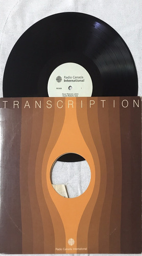 Oscar Peterson Transcription Radio Canada Imp.canada (Usado)