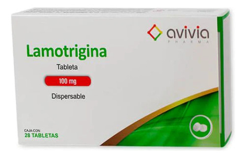 Lamotrigina 100 Mg Caja Con 28 Tabletas