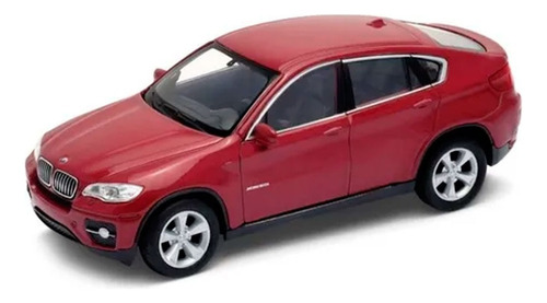 Bmw X6 Rojo Welly 1:34  43617 Canalejas