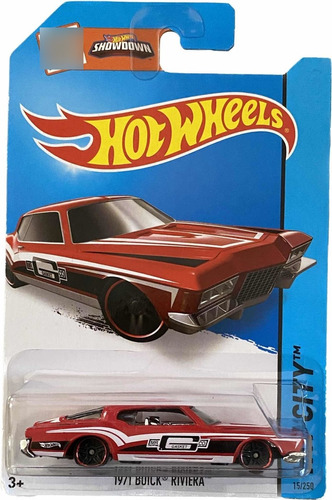 Hot Wheels 1971 Buick Riviera Rojo Hw City 15/250 | 2014