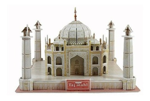 Rompecabezas Creativo En 3d Modelo De Papel Taj Mahal