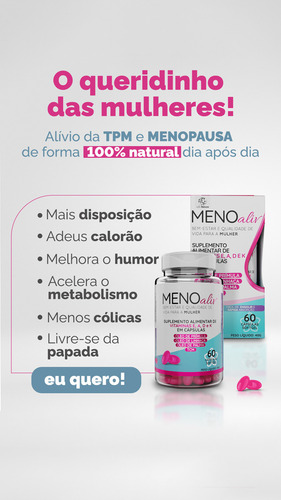 Combo Meno Aliv + Yes Calm 90 Dias Sabor Sem Sabor