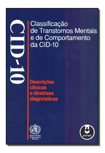 Libro Classificacao De Transt Ment E Comp Da Cid 10 De Caeta