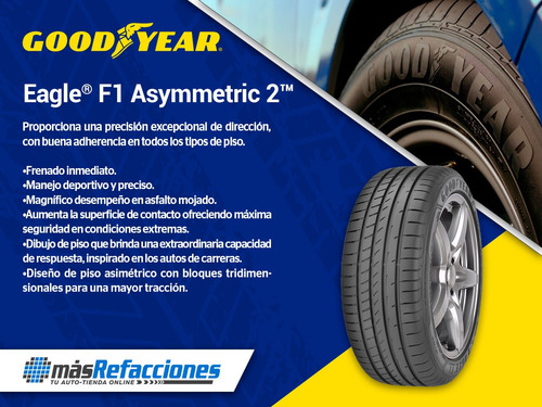 1- Llanta 99y Goodyear Eagle F1 As 2 245/40r20 Run Flat