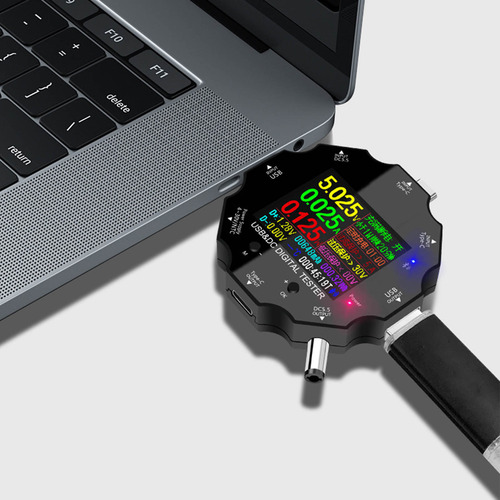 Medidor De Teste: Display Digital Usb, Voltímetro, Controle