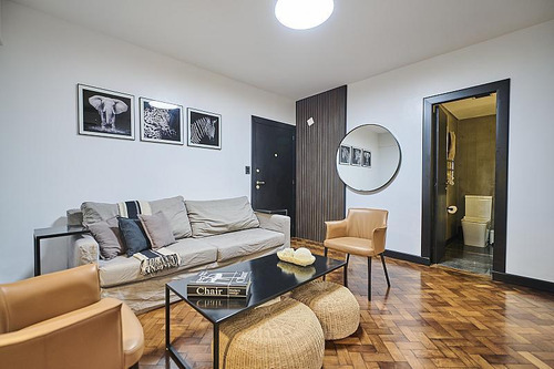 Departamento 2 Ambientes Reciclado Impecable Luminoso Apto Profesional En Recoleta
