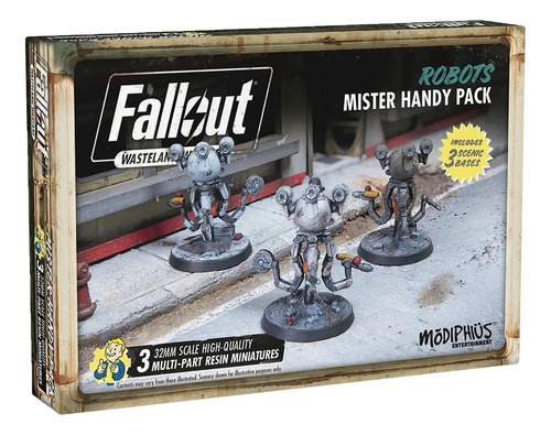 Miniaturas Modiphius Fallout Wasteland Warfare Mister Handy
