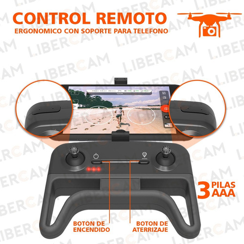 Drone Camara Hd Wifi Control Lente De Realidad Virtual Graba