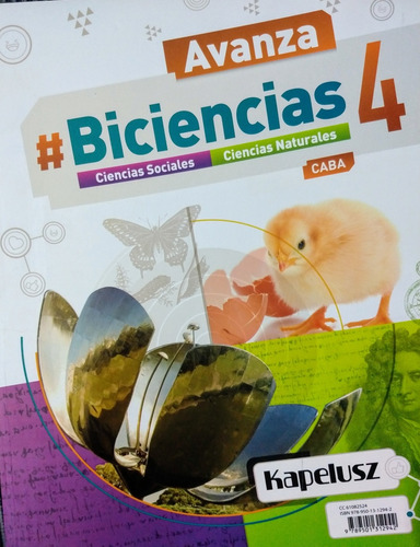 Biciencias 4. Caba. Kapelusz. Excelente Estado 