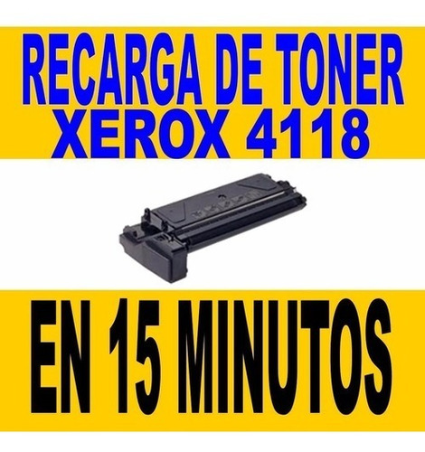 Recarga Xerox 4118 Garantia 6 Meses