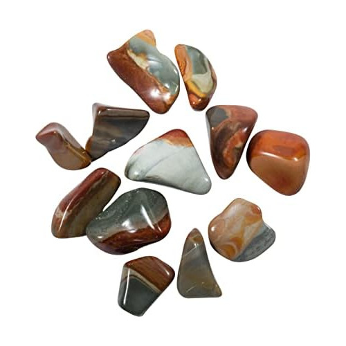 Piedras Pulidas, Jaspe Policromo, 1/2 Libra, Cristales ...