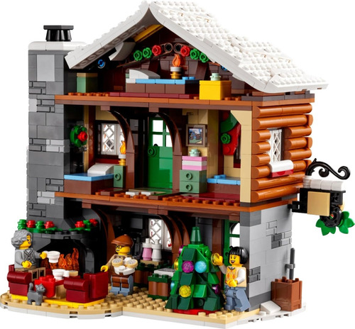 Lego Alpine Lodge Set Para Adultos Cabaña Invierno 10325