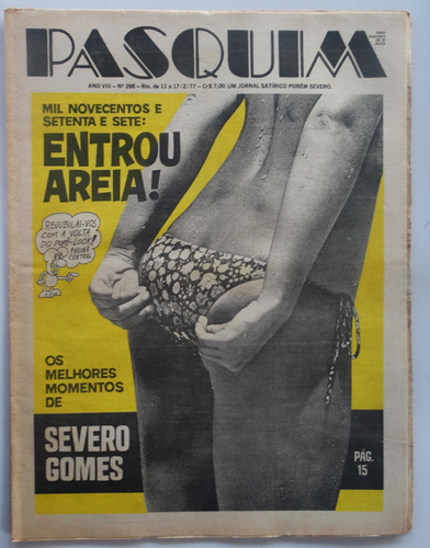 Pasquim Nº 398! Entrevista Martin Feinrider 11 A 17 Fev 1977