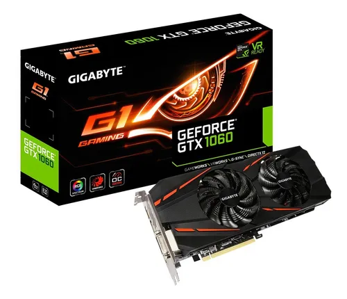 Tarjeta Gráfica Gigabyte Geforce Gtx 1060 G1 Gaming 6gb Gddr