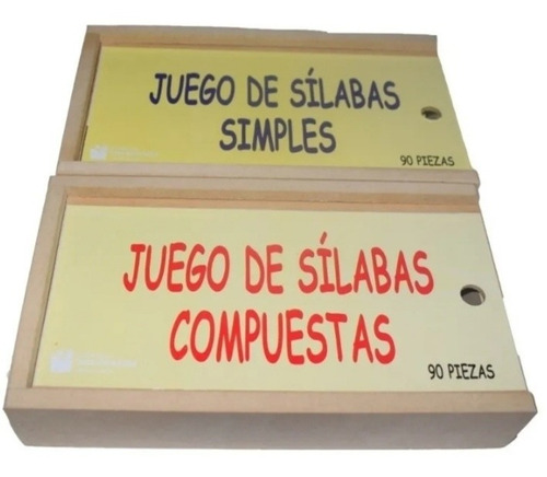 Juego Sílabas Simples Y Compuestas Material Didáctico Niñ@s