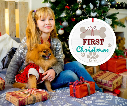 Petcee Puppy First Christmas Ornament 2024 - Navidad Para Ad