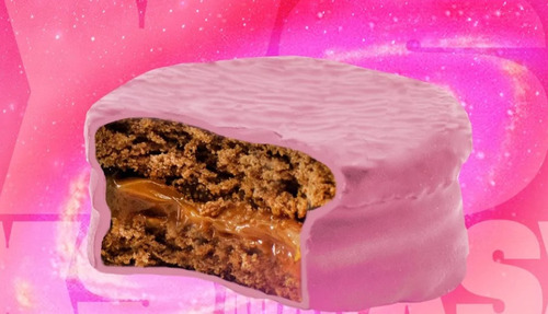 60 Alfajor Fantoche Mini Rose Mtv Caja Glaseado Caja Cerrada