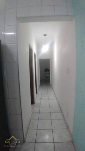 Imagem 3 de 14 de Casa Em Praia Grande, Vila Mirim, Localizado Há 600 Metros Da Praia, Próximo Ao Comércio Local E Futuro Shopping, 2 Dormitórios. - Ca0929