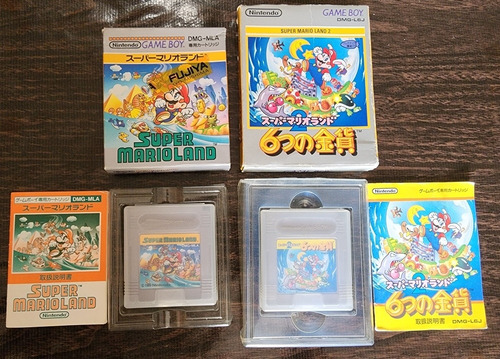 Super Mario Land 1 Y 2 Con Cajas Y Manuales (Usado)